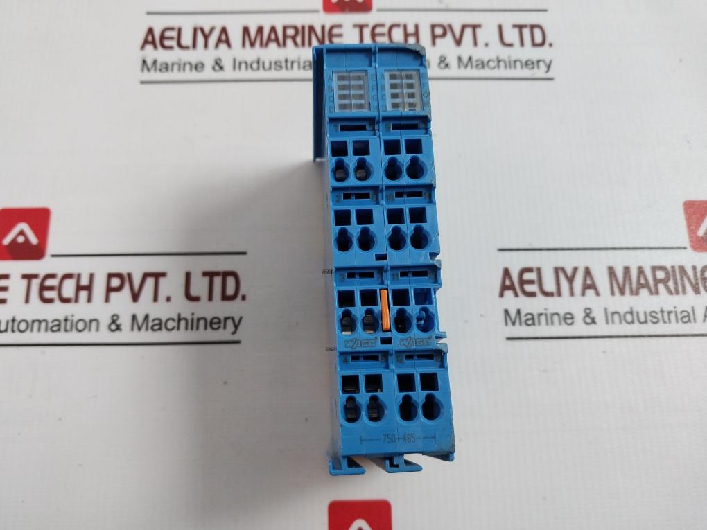 Wago 750-485 2-channel Analog Input Module 24V Dc 4- 20Ma Awg 28-14