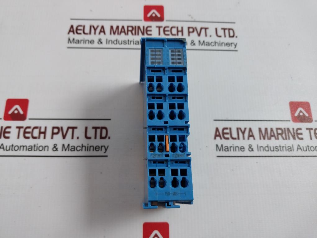Wago 750-485 2-channel Analog Input Module Awg 28–14 24V Dc 4–20 Ma