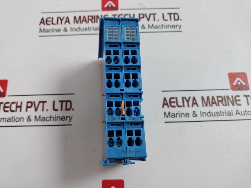 Wago 750-485 2-channel Analog Input Module Awg 28–14 24Vdc 4–20 Ma