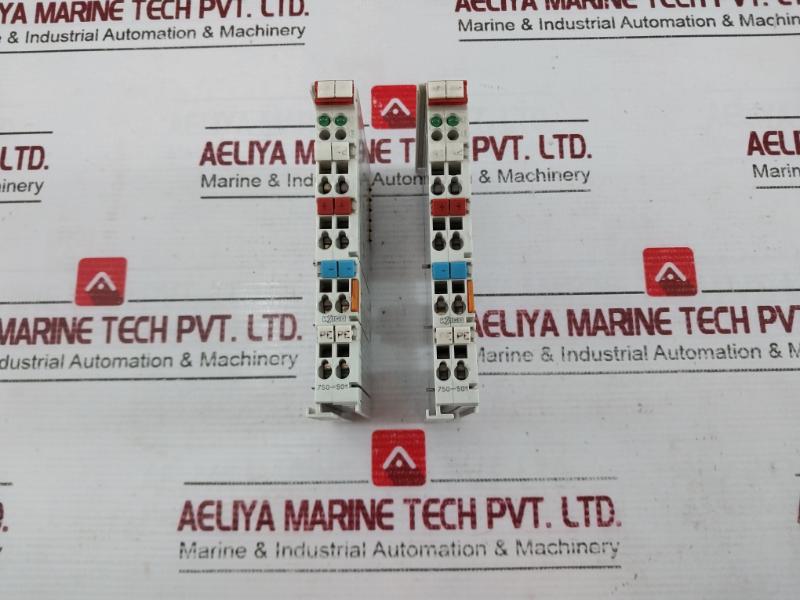 Wago 750-501 2-channel Digital Input 2do 24v Dc 0.5a 55c Max Ambient Kema