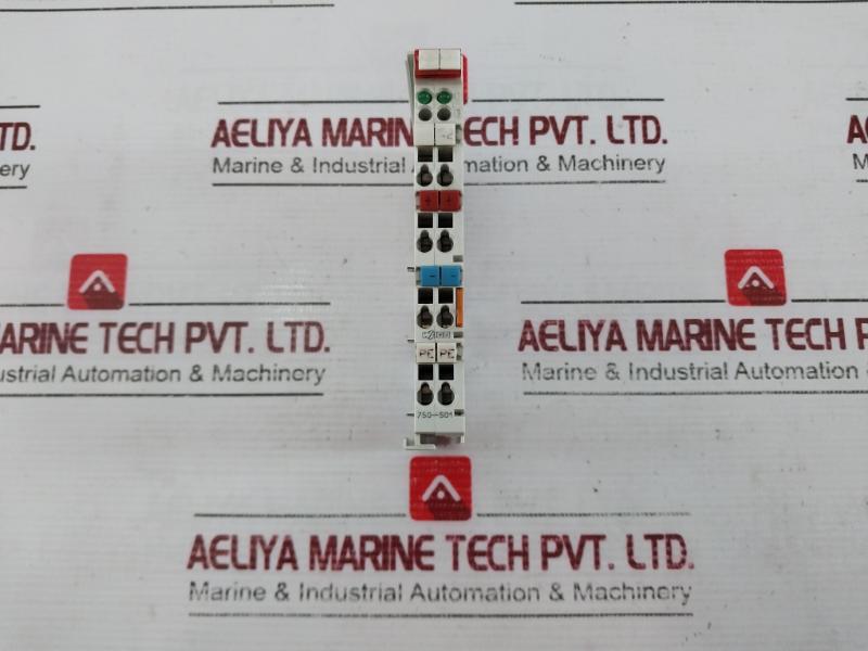 Wago 750-501 2-channel Digital Input 2do 24v Dc 0.5a 55c Max Ambient Kema