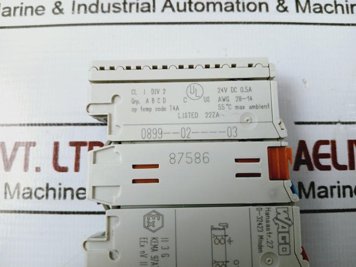 Wago 750-501 Plc Digital Output Module 2-channel 2Do 24V Dc 0.5A
