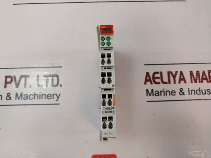 Wago 750-504 Digital Output Module 24V Dc 0.5A 78 6166509 T4