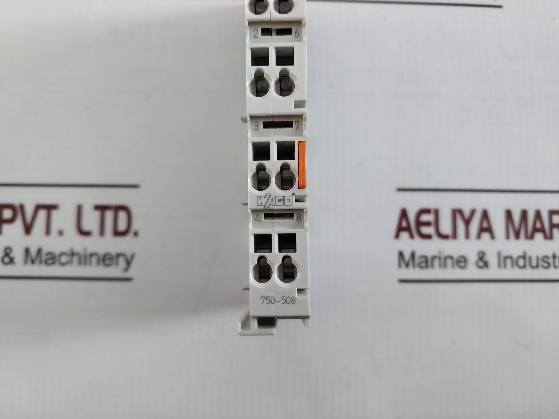 Wago 750-508 Digital Output Module 0.08-2.5Mm2 09.0001X 22Za And 22Xm Awg 28-14