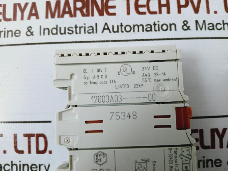 Wago 750-554 Analog Output Module 24Vdc 4-20Ma 75348