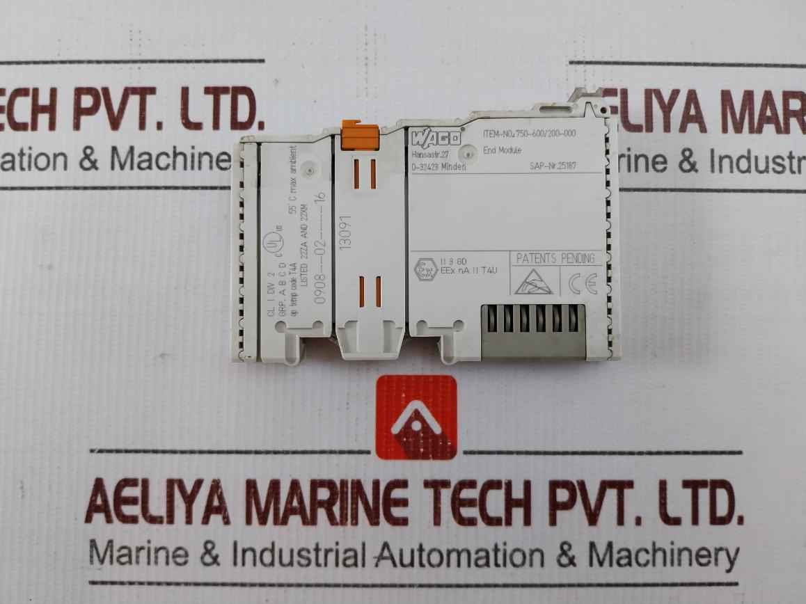 Wago 750-600/200-000 End Module 13091 55°C