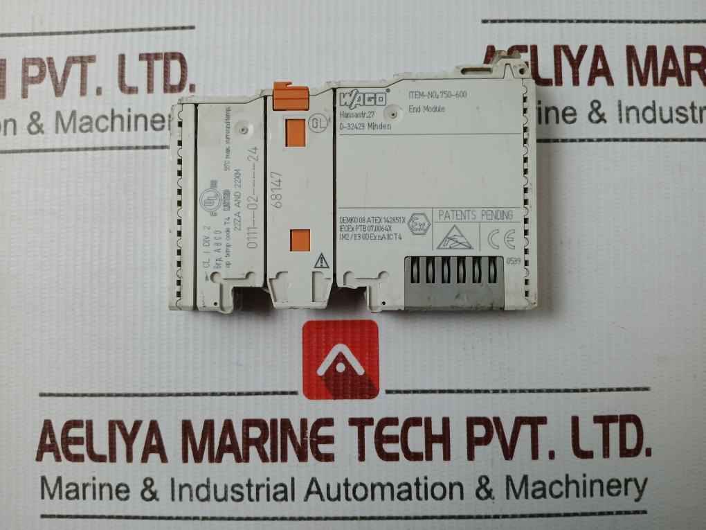 Wago 750-600 750 Series End Module For I/O System
