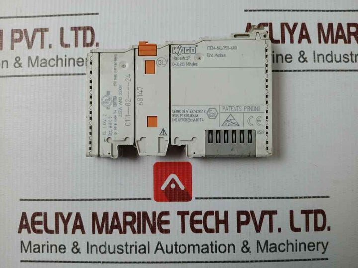 Wago 750-600 750 Series End Module For I/O System