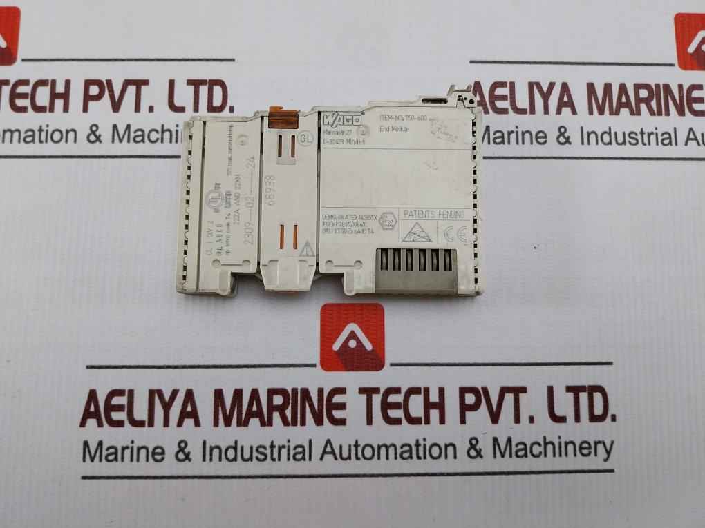 Wago 750-600 End Module 55c Demko 08 Atex 142851x