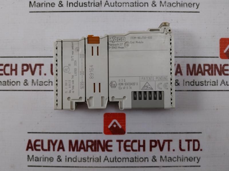 Wago 750-600 End Module Kema 97Atex4207 X 89164