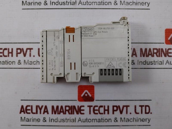Wago 750-600 End Module Kema 97Atex4207 X 89164