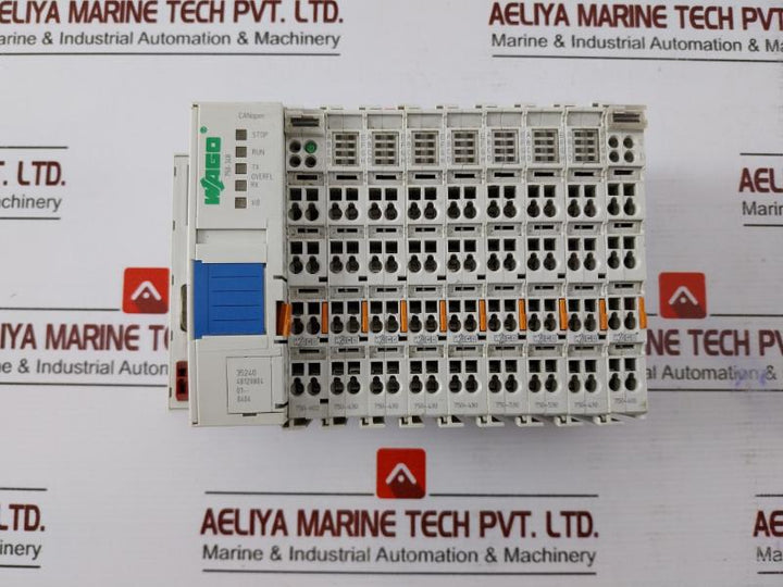 Wago 750-600 Terminal End Module W/ 750-602, 750-430, 750-530, 750-348