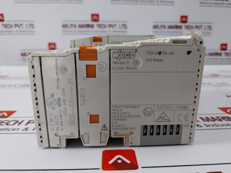 Wago 750-600 Terminal End Module W/ 750-602, 750-430, 750-530, 750-348