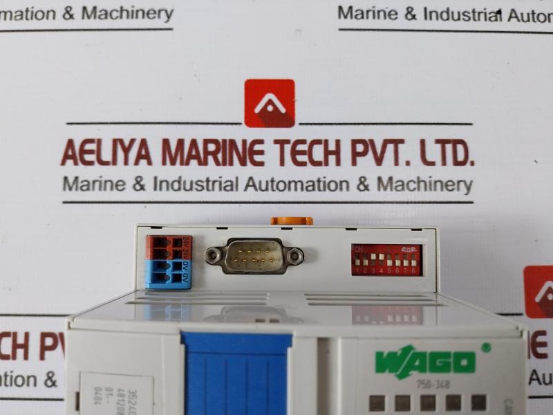 Wago 750-600 Terminal End Module W/ 750-602, 750-430, 750-530, 750-348