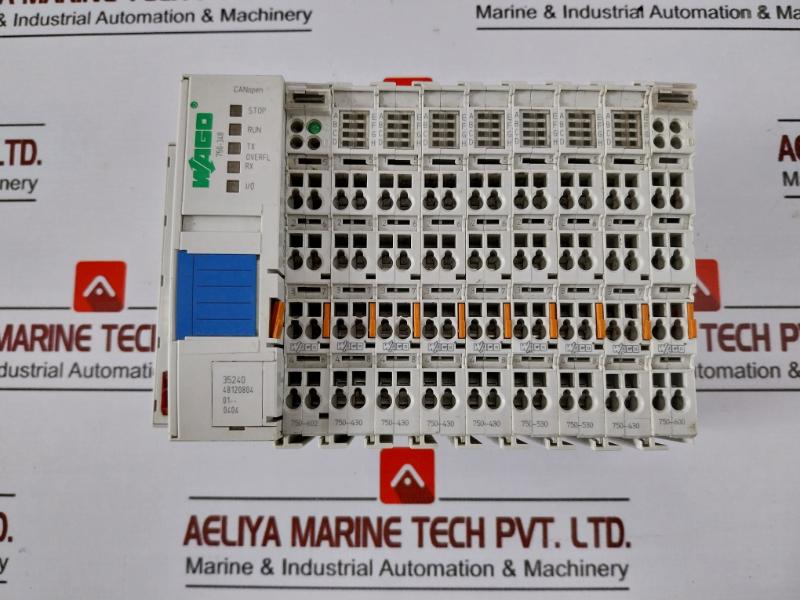 Wago 750-600 Terminal End Module Atex T4 Canopen 55°c Max Temp