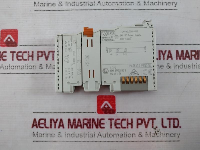 Wago 750-602 Plc Materialen -i/o- System 24vdc 10a