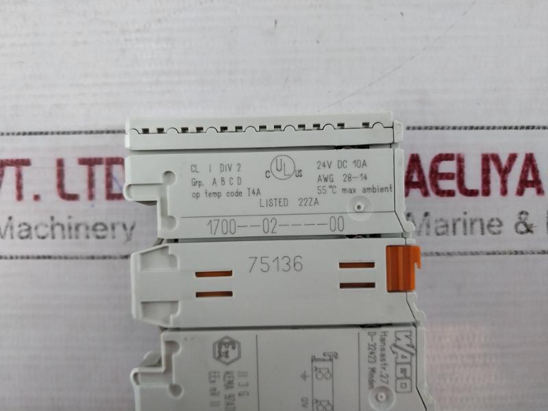 Wago 750-602 Plc Materialen -i/o- System 24vdc 10a