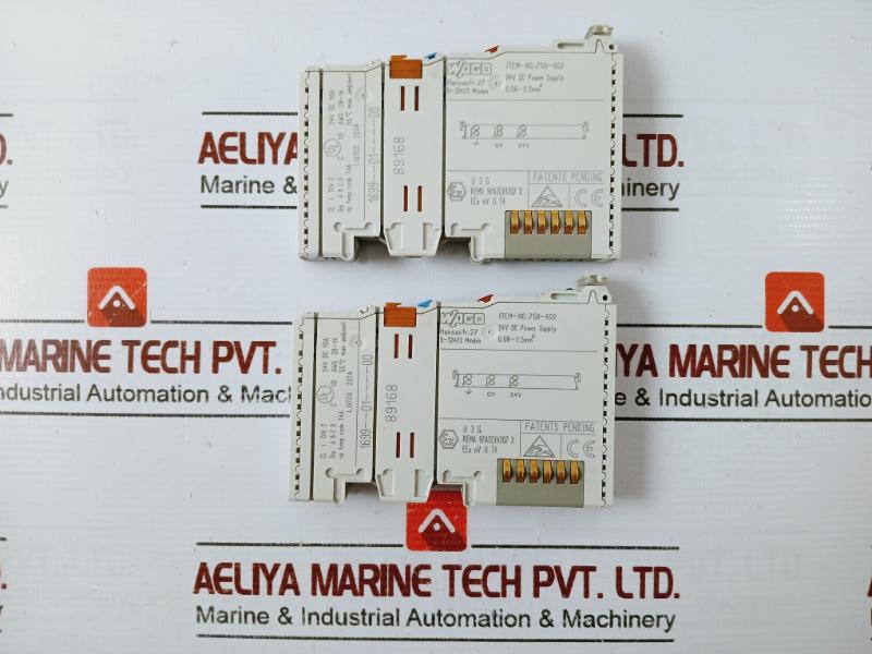 Wago 750-602 24V Dc Power Supply Module 10A Awg 28-14