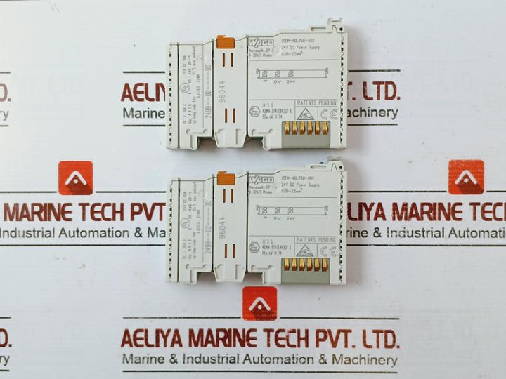 Wago 750-602 Power Supply Module 24V Dc 10A Awg 28-14 96044