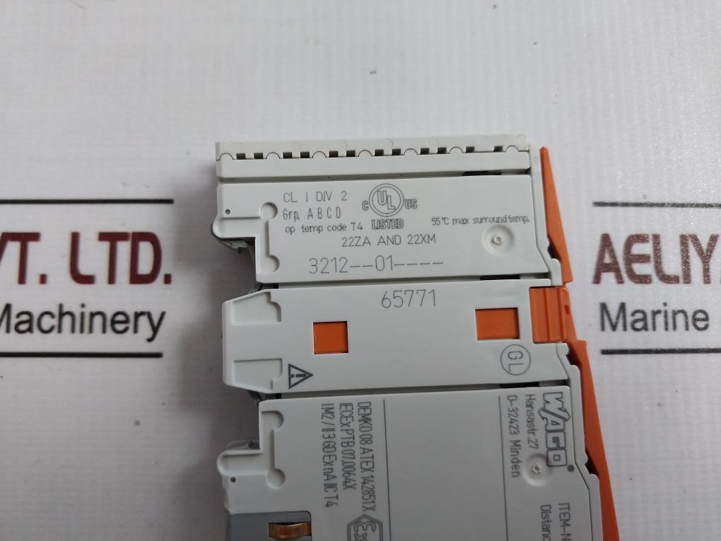 Wago 750-616 Distance Module 55C Demko 08 Atex 142851X Iecex Ptb07.0064X