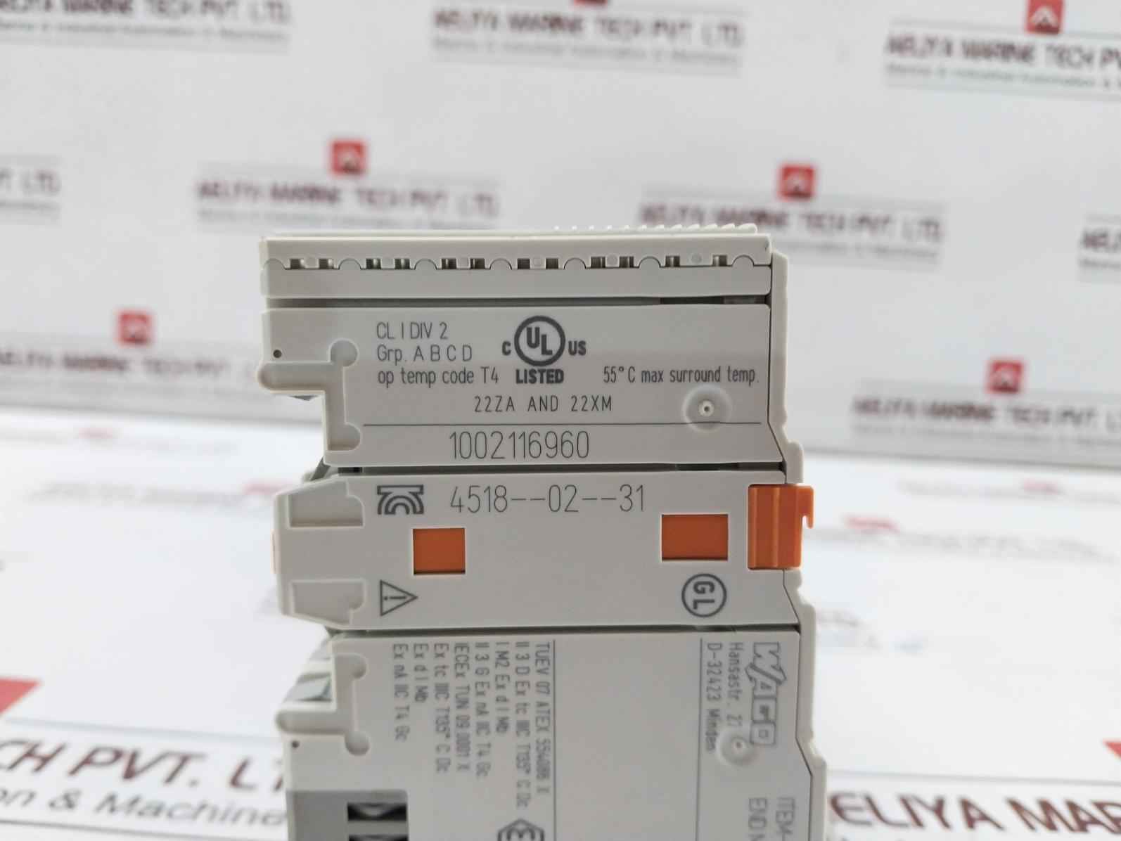 Wago 750-8202 Compact Plc Unit For I/O System 750-626/020-000 750-453 750-460