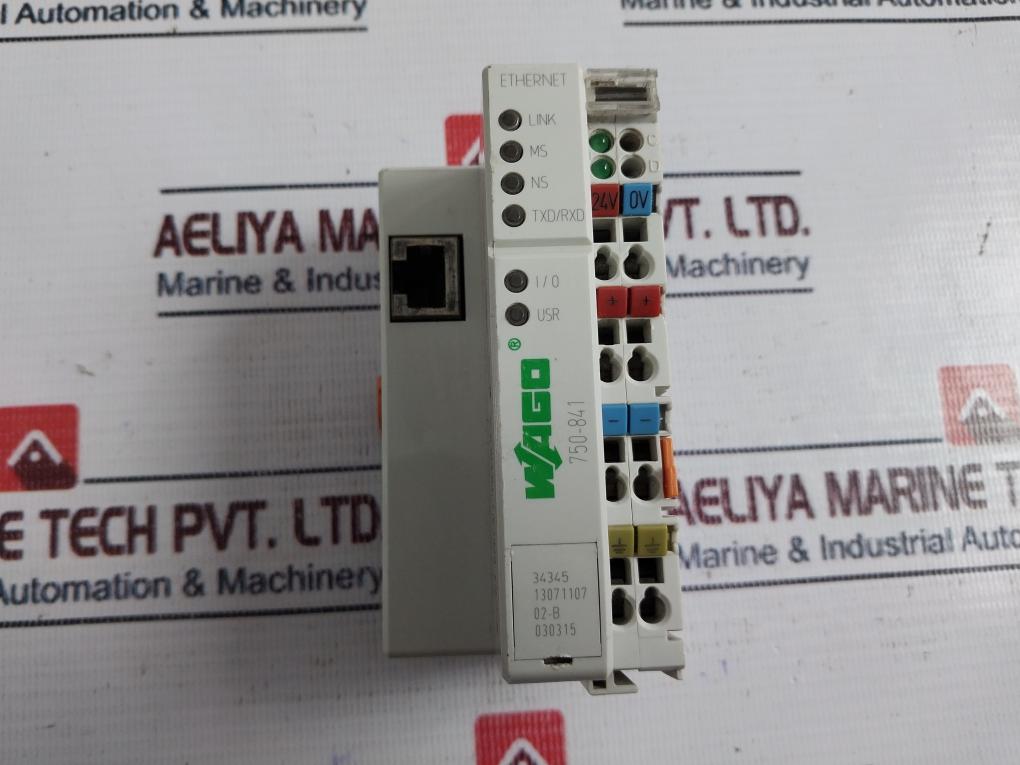 Wago 750-841 Controller Ethernet Tcp/Ip Module 24Vdc