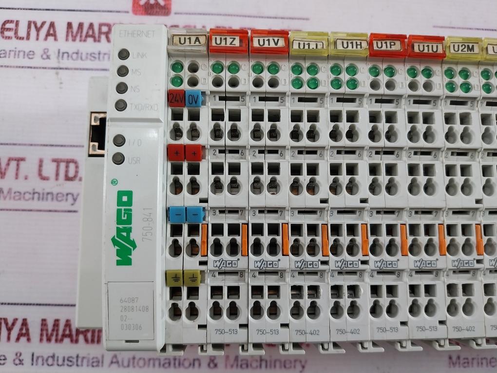 Wago 750-841 I/O Module 8Do 24V Dc 0.5A Atex Iecex Codesys Ethernet Class I