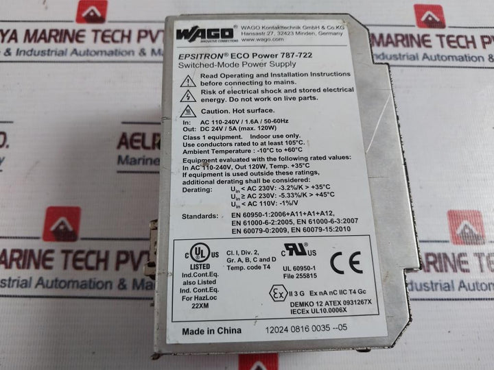 Wago 787-722 Switched-mode Power Supply