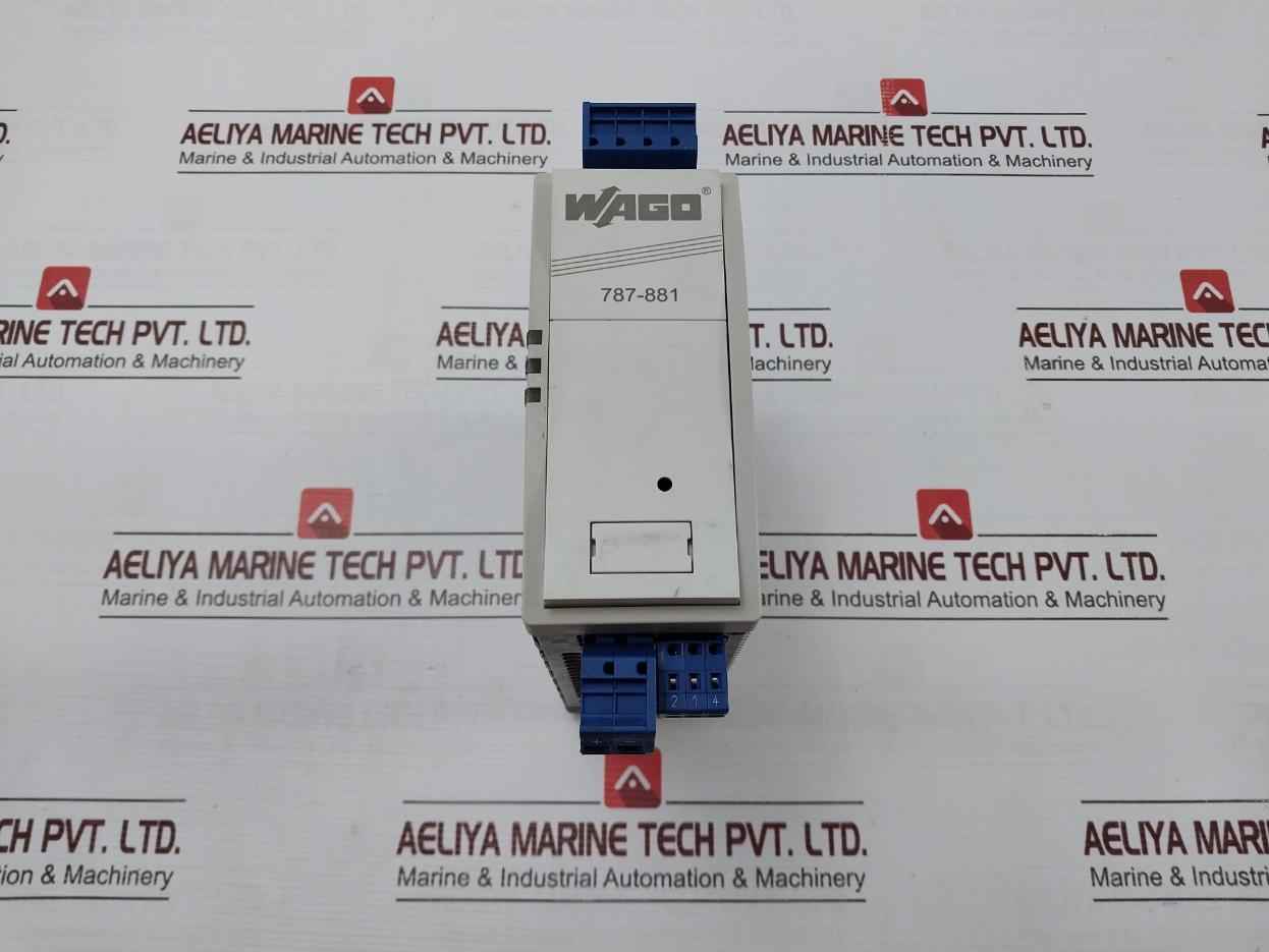 Wago 787-881 Uninterruptible Power Supply 24Vdc/0-20A