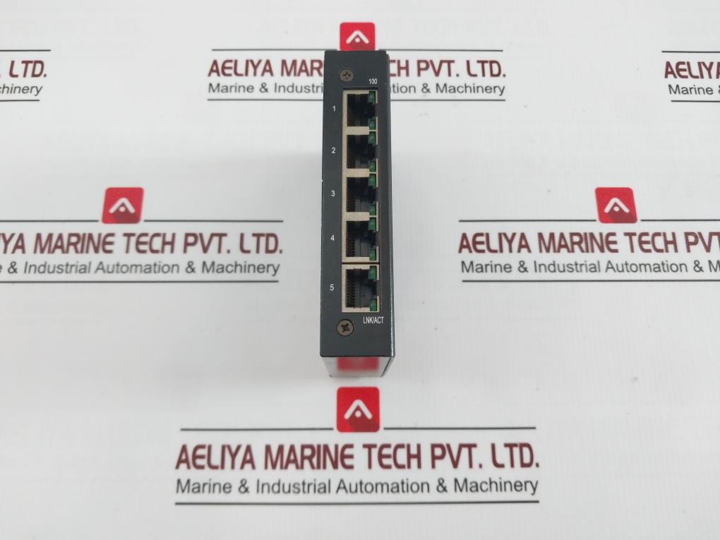 Wago 852-111 Industrial Eco Switch 5-port 10/100 24V Dc Awg 24-14 60C +18-30Vdc