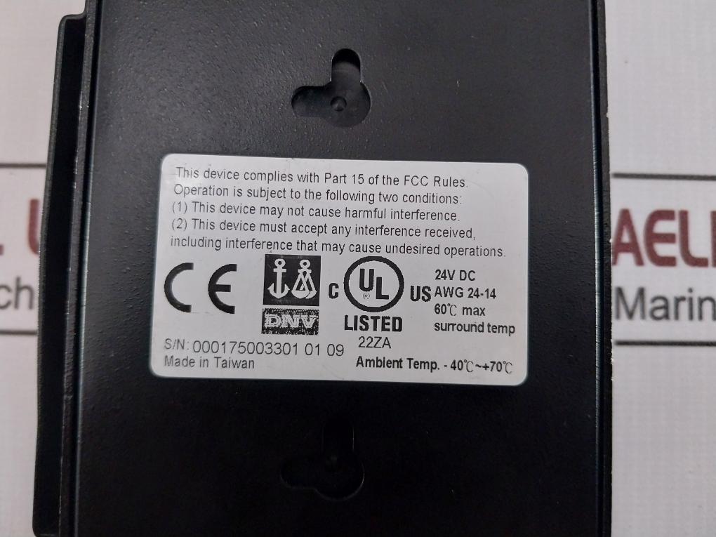 Wago 852-111 Industrial Eco Switch 5-port 10/100 24V Dc Awg 24-14 60C +18-30Vdc