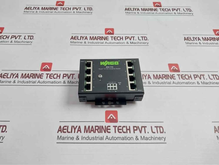 Wago 852-112 Industrial Eco Switch 8-port 10/100 30V Dc