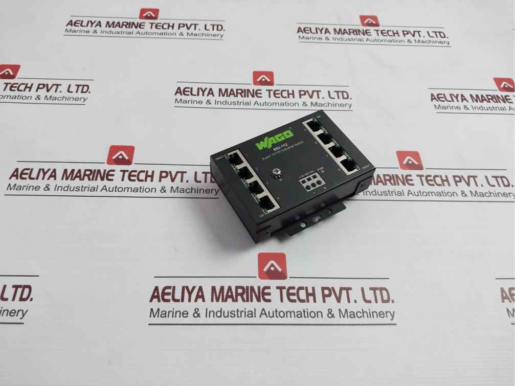 Wago 852-112 Industrial Eco Switch 8-port 10/100 30V Dc