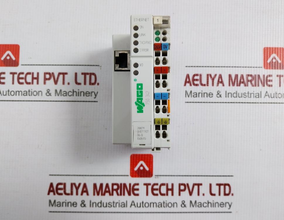 Wago Ethernet Fieldbus Coupler 24Vdc 750-342