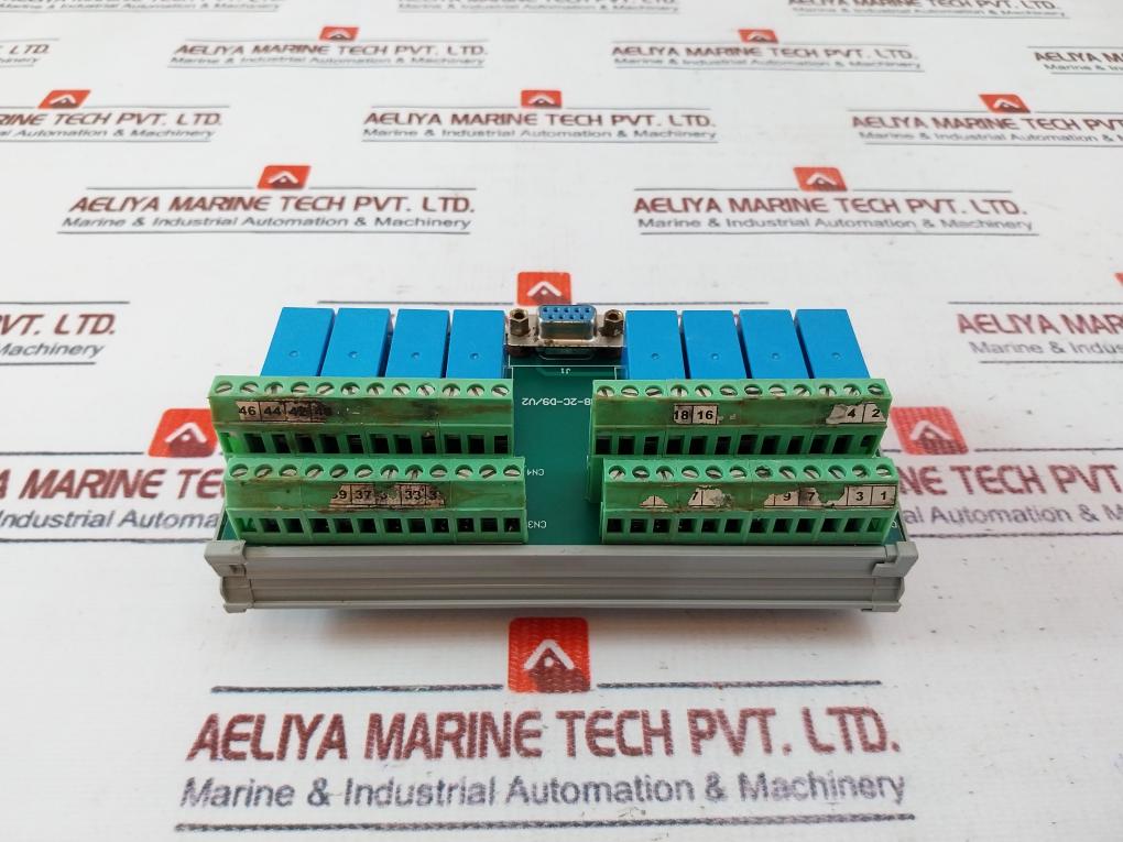 Wago Rm8-2c-d9/v2 Relay Board 24vdc Coil 5a 250vac 5a 30vdc