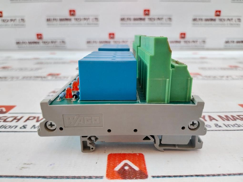 Wago Rm8-2c-d9/v2 Relay Board 24vdc Coil 5a 250vac 5a 30vdc