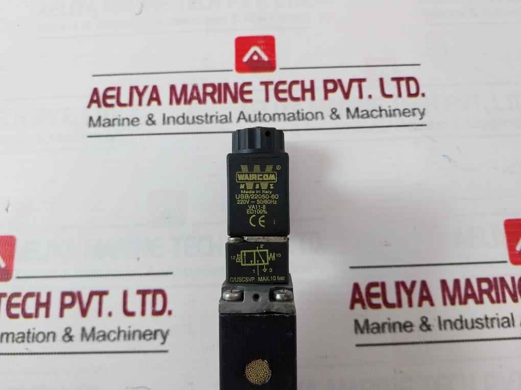 Waircom Ekc4 Kuc/Zr Solenoid Valve 10 Bar 220V 50/60Hz