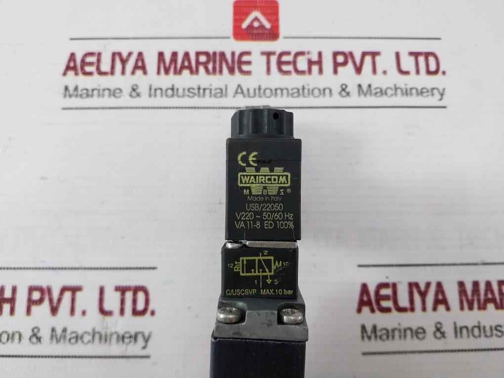 Waircom Ekc4 Kuc/Zr Solenoid Valve 50/60Hz Max.10 Bar