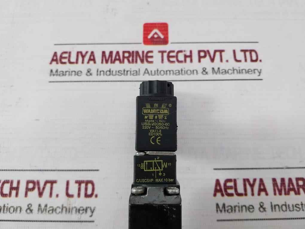 Waircom Ekca4 Kuc/Zr Solenoid Valve 220V 50/60Hz