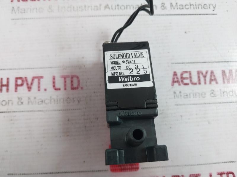 Walbro Sva-12 Solenoid Valve Dc 24V 225