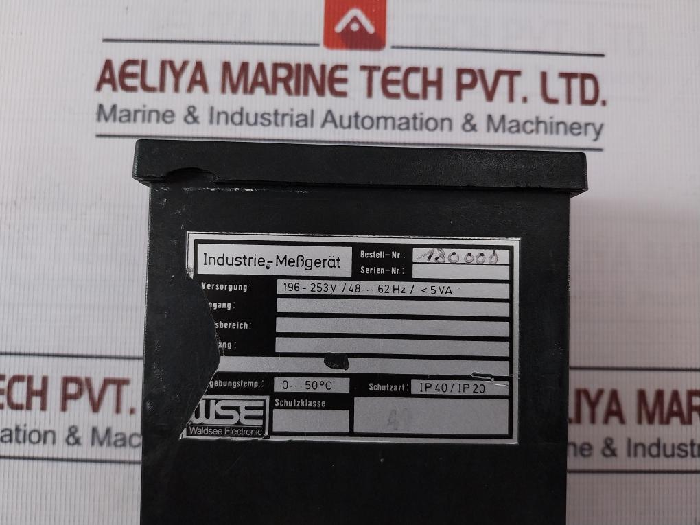 Waldsee Electronic 130000 Digital Industrial Measuring Device 196–253Vac 48–62Hz