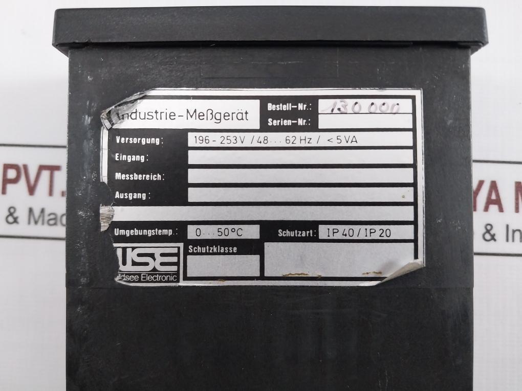 Waldsee Electronic 130000 Industrial Measuring Device 230Vac 196–253V 48–62Hz