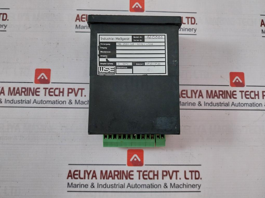 Waldsee Electronic 130000 Industrial Measuring Device 230Vac 24V Ip40/Ip20