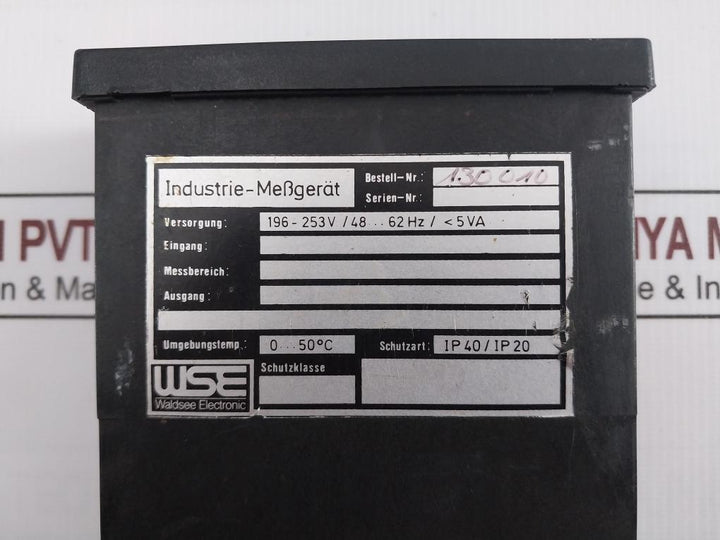 Waldsee Electronic 130010 Digital Industrial Measuring Device 230Vac