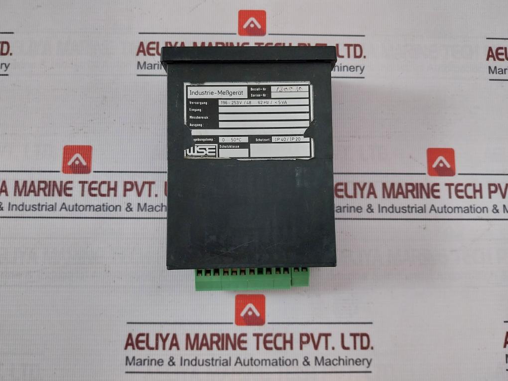 Waldsee Electronic 130010 Panel Display Industrial Measuring Device 24V 230Vac