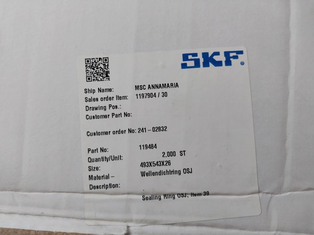 Walkersele Osj-2 On-site Joining Radial Rotary Shaft Seal Set 21209522, 00038787