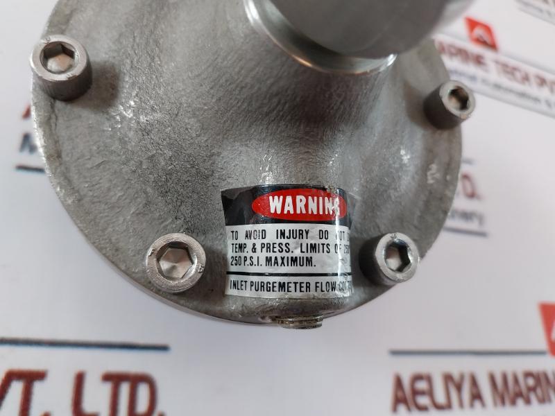 Wallace & Tiernan 22eo73ssxx2x Inlet Purgemeter Flow Controller 250 P.s.i.