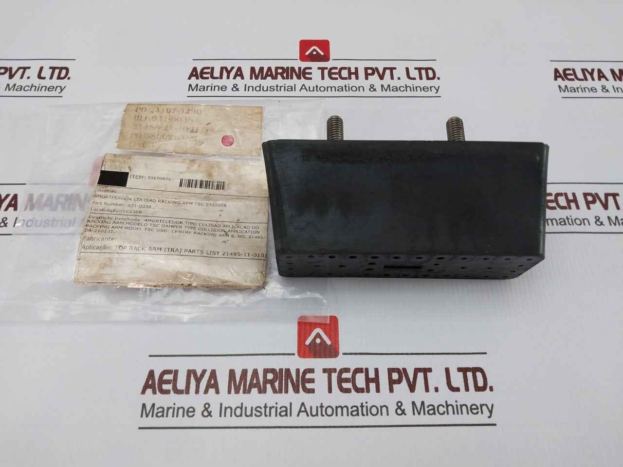 Wampfler 031-0038 Damper For Top Rack Arm (Tra)