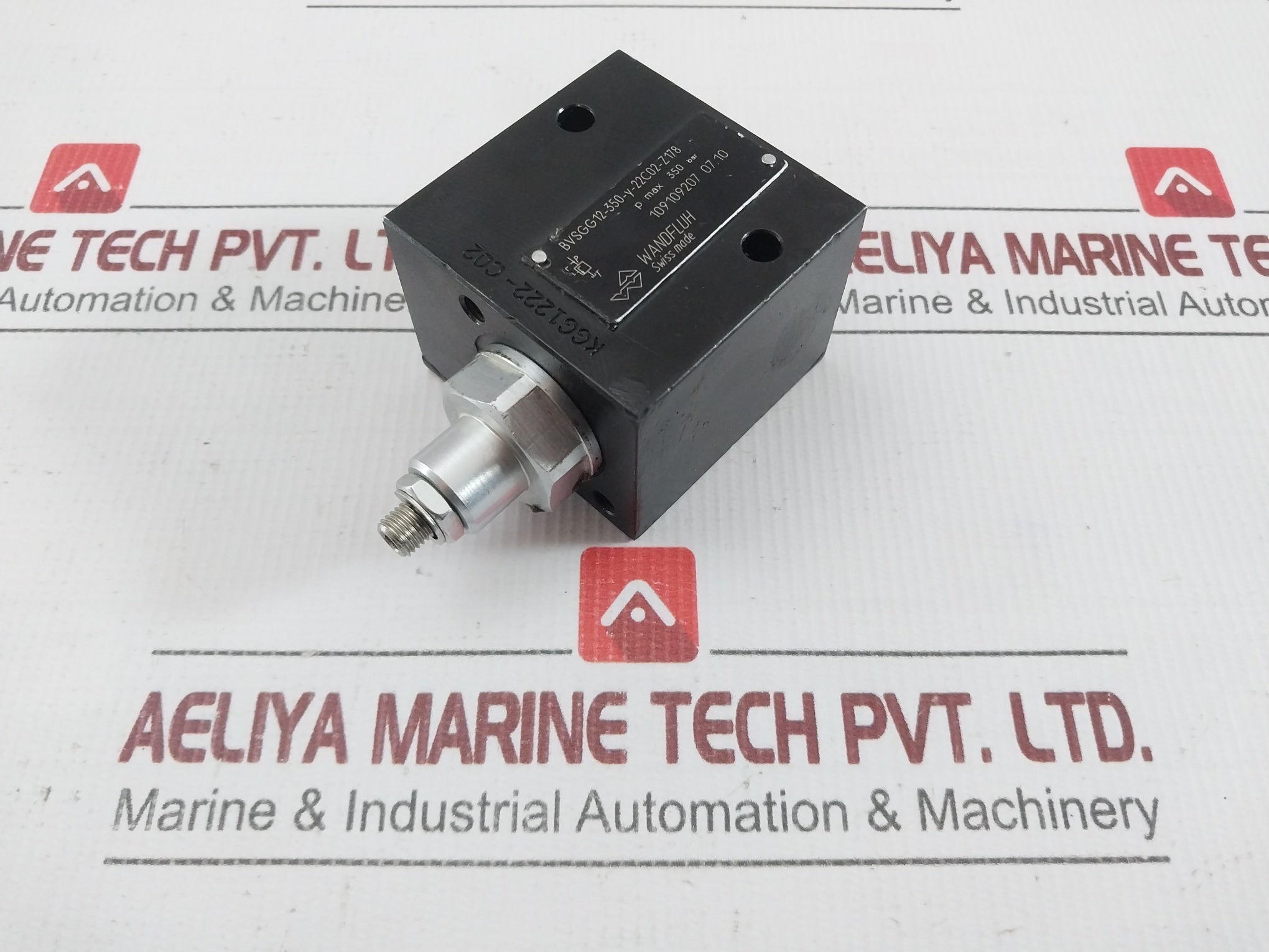 Wandfluh Bvsgg12-350-y-22C02-z178 Pressure Relief Valve