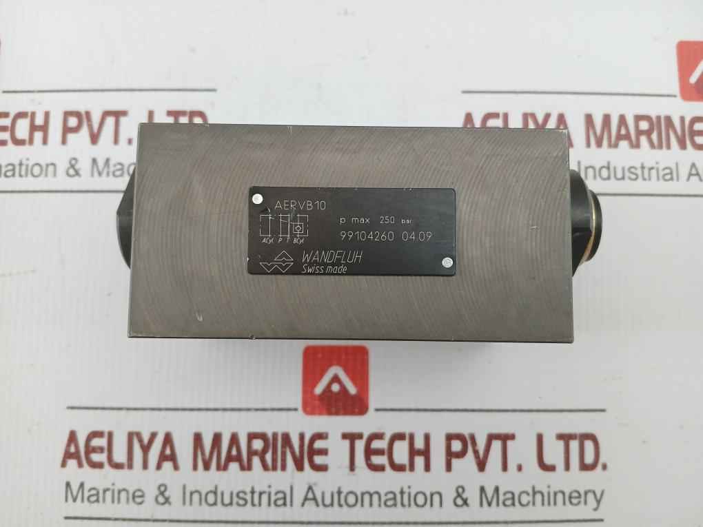 Wandfluh Hydraulic Pressure Relief Valve Aervb10 250Bar